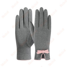 gray glove satin file women